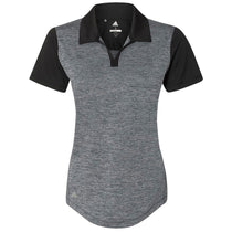 Adidas Golf Women's Lead Heather/Black Heather Block Sport Shirt