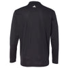 Adidas Golf Men's Black/White Climalite Long Sleeve Sport Shirt