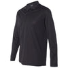 Adidas Golf Men's Black/White Climalite Long Sleeve Sport Shirt
