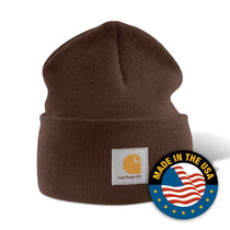 Carhartt Dark Brown Acrylic Watch Beanie