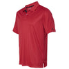 Adidas Golf Men's Bold Red Gradient 3-Stripes Sport Shirt