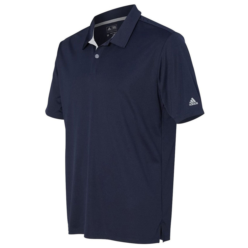 Adidas Golf Men's Navy Gradient 3-Stripes Sport Shirt