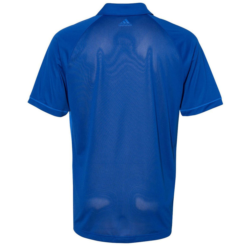 Adidas Golf Men's Collegiate Royal/Blue Climacool Jacquard Raglan Polo