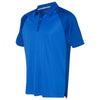 Adidas Golf Men's Collegiate Royal/Blue Climacool Jacquard Raglan Polo