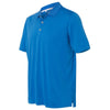 Adidas Golf Men's Bright Royal/White/Mid Grey Climacool 3-Stripes Shoulder Polo