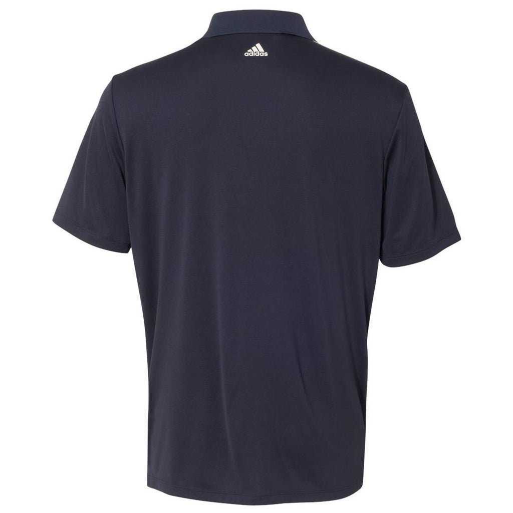 Adidas Golf Men's Navy/White/Mid Grey Climacool 3-Stripes Shoulder Polo