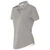Adidas Golf Women's Medium Grey Heather/Black/Mid Grey Climacool 3-Stripes Shoulder Sport Shirt