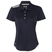 Adidas Golf Women's Navy/White/Mid Grey Climacool 3-Stripes Shoulder Sport Shirt