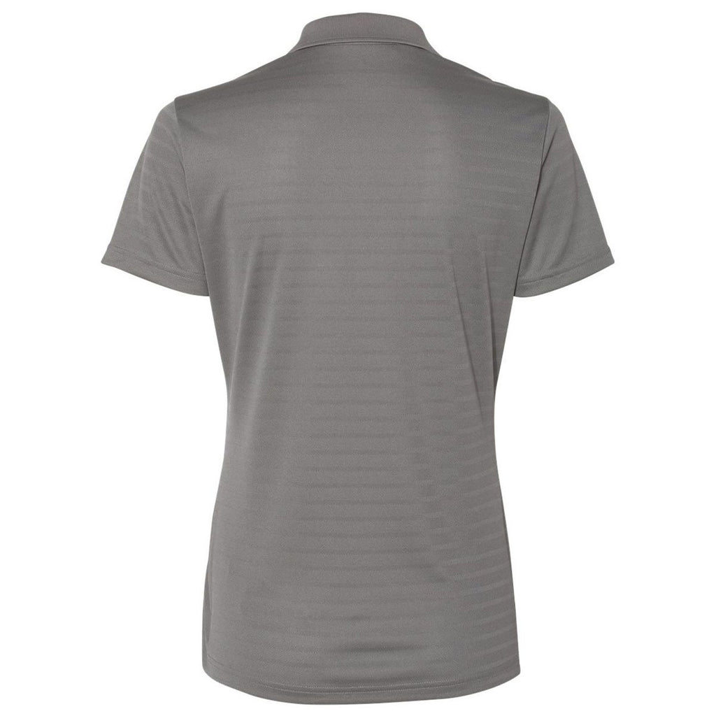 Adidas Golf Women's Ash Shadow Stripe Sport Shirt