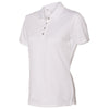 Adidas Golf Women's White Shadow Stripe Sport Shirt