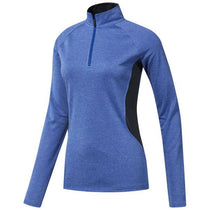 Adidas Golf Women's Collegiate Royal Heather/Carbon Lightweight UPF Pullover