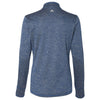Adidas Golf Women's Collegiate Royal Heather/Mid Grey Brushed Terry Heather Quarter-Zip