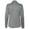 Adidas Golf Women's Mid Grey Heather/Black Brushed Terry Heather Quarter-Zip