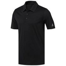 RANGE TEST - Adidas Golf Men's Black Cotton Hand Polo