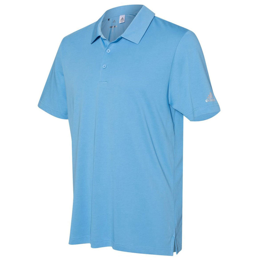 Adidas Golf Men's Light Blue Cotton Hand Polo