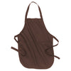 Port Authority Coffee Bean Full Length Apron with Pockets