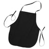 Port Authority Black Medium Length Apron