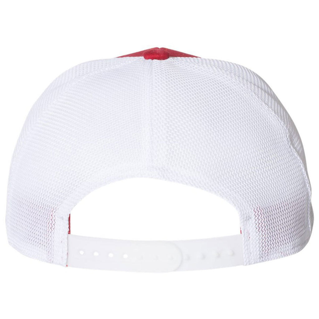 Adidas Golf Power Red/White Mesh Colorblock Cap