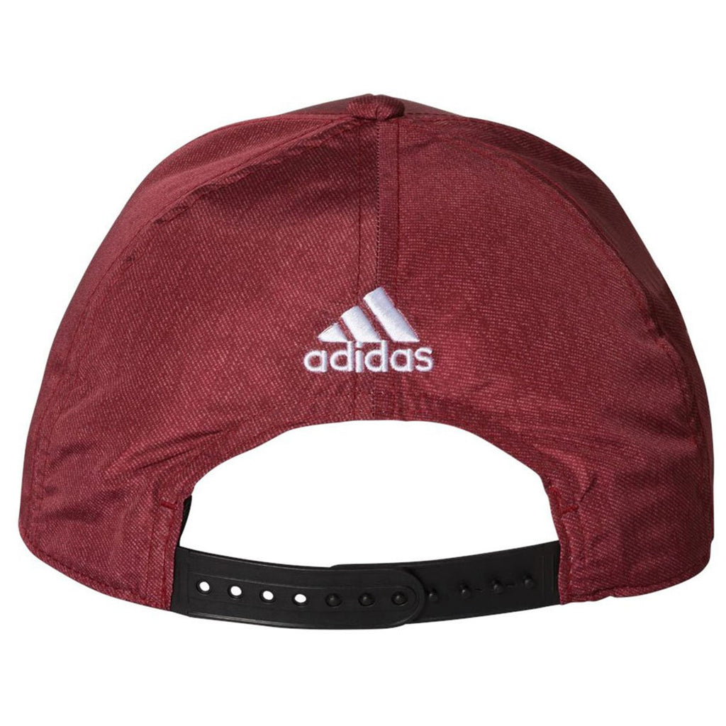 Adidas Golf Collegiate Burgundy Heather Print Cap