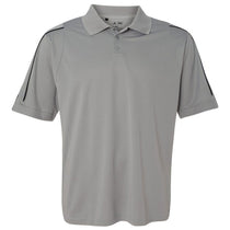 Adidas Golf Men's Zone/Black Climalite 3-Stripes Cuff Sport Shirt