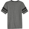 Alternative Apparel Men's Vintage Coal/Black Sideline Vintage 50/50 Tee