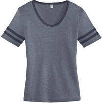Alternative Apparel Women's Vintage Navy/Navy Varsity Vintage 50/50 Tee
