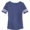 Alternative Apparel Women's Vintage Royal/White Varsity Vintage 50/50 Tee