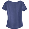 Alternative Apparel Women's Vintage Royal Backstage Vintage 50/50 Tee