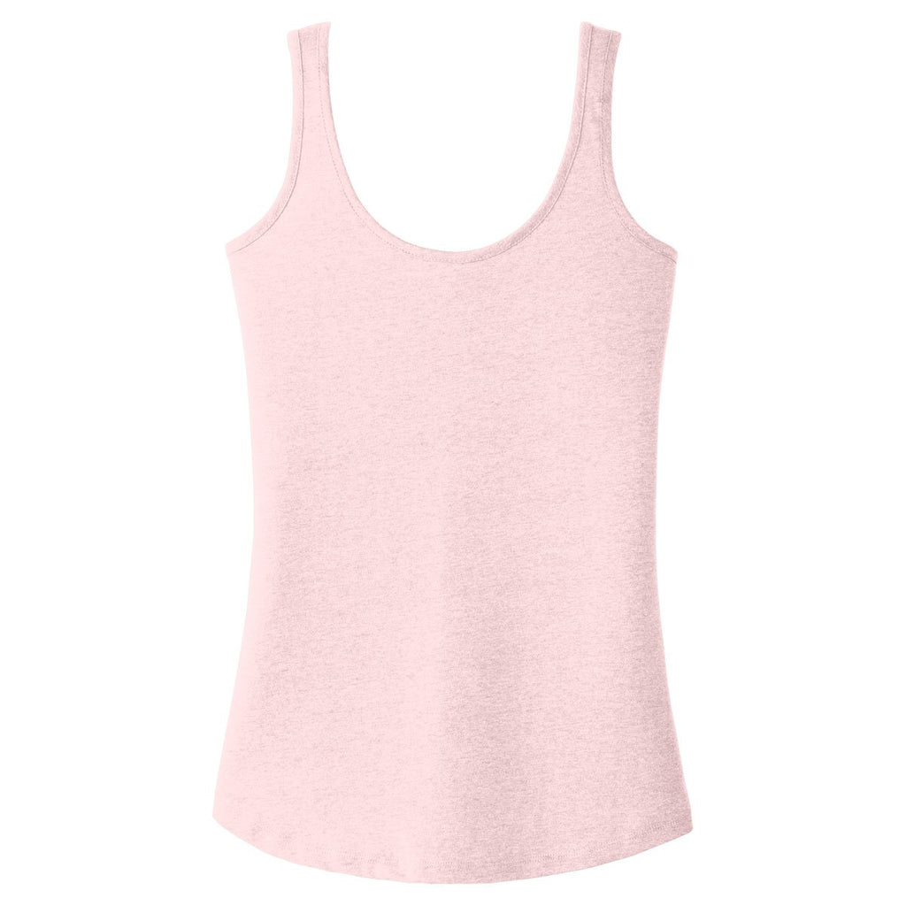 Alternative Apparel Women's Heather Rose Quartz Runaway Blended Jersey Tank