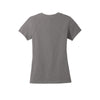 Alternative Apparel Women's Elephant Grey Weathered Slub So-Low V-Neck Tee