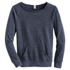Alternative Apparel Women's Eco True Navy Maniac Eco-Fleece Sweatshirt