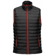 Stormtech Men's Black/Bright Red Stavanger Thermal Vest