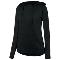 Augusta Sportswear Women's Black Shadow Tonal Heather Hoodie
