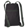 Port Authority Black/Charcoal Canvas Cinch Pack