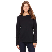 Bella + Canvas Women's Black Jersey Long-Sleeve T-Shirt