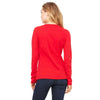 Bella + Canvas Women's Red Jersey Long-Sleeve T-Shirt