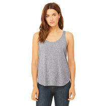 Bella + Canvas Women's Athletic Heather Flowy Side Slit Tank