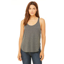 Bella + Canvas Women's Dark Grey Heather Flowy Side Slit Tank