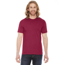 American Apparel Unisex Heather Red 50/50 Short Sleeve Tee
