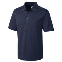 Cutter & Buck Men's Navy Blue Heather Tall DryTec Chelan Polo