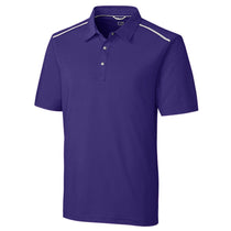 Cutter & Buck Men's College Purple Tall DryTec Fusion Polo