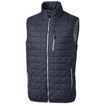 Cutter & Buck Men's Anthracite Melange Tall Rainier Vest