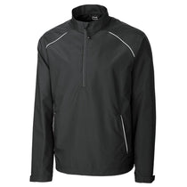 Cutter & Buck Men's Black Tall WeatherTec Beacon Half-Zip Jacket