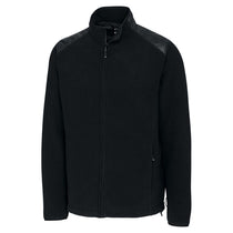 Cutter & Buck Men's Black Tall WeatherTec Cedar Park Full-Zip
