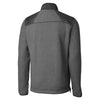Cutter & Buck Men's Charcoal Heather Tall WeatherTec Cedar Park Full-Zip