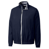 Cutter & Buck Men's Liberty Navy Tall DryTec Nine Iron Full-Zip Jacket