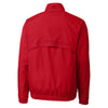 Cutter & Buck Men's Red Tall DryTec Nine Iron Full-Zip Jacket