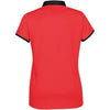 Stormtech Women's Scarlet/Black Rhodes Button Collar Polo