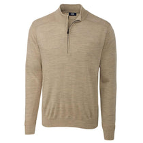 Cutter & Buck Men's Sand Heather Tall Long Sleeve Douglas Half-Zip