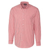 Cutter & Buck Men's Cardinal Red Tall Long Sleeve Epic Easy Care Stretch Gingham Shirt